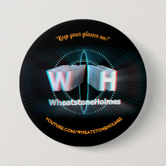 Chapa Redonda De 7 Cm Wheatstone oficialHolmes estereoscópico 3D