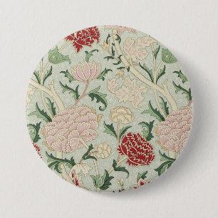 Chapa Redonda De 7 Cm William Morris Cray Floral Pre Raphaelite Vintage