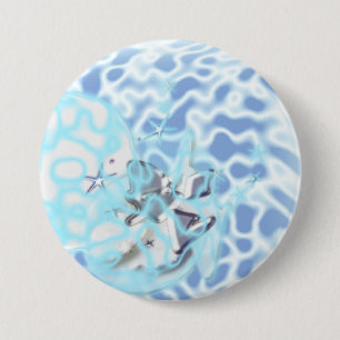 Chapa Redonda De 7 Cm Wind Button