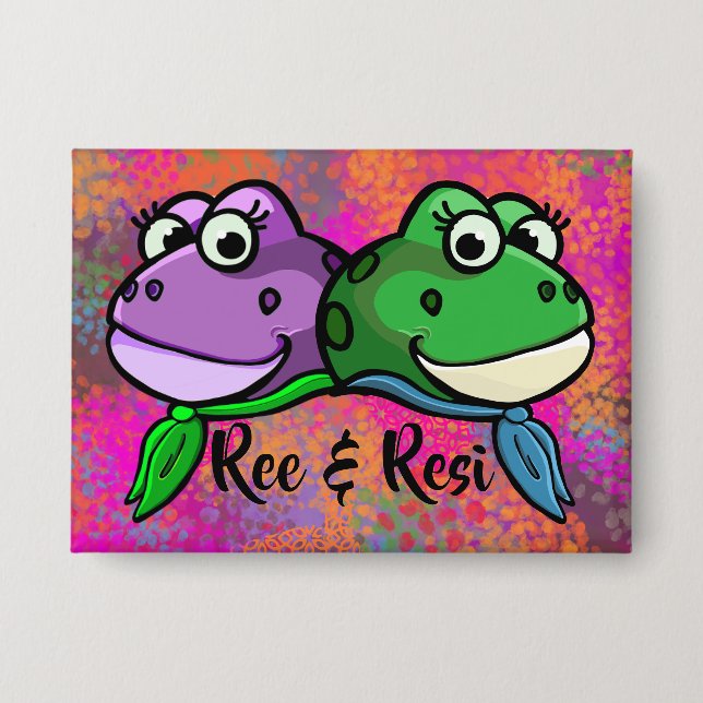 Chapa Ree & Resi BUTTON (Anverso)