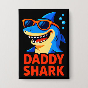 Chapa Regalos del Día del Padre del Tiburón Papi