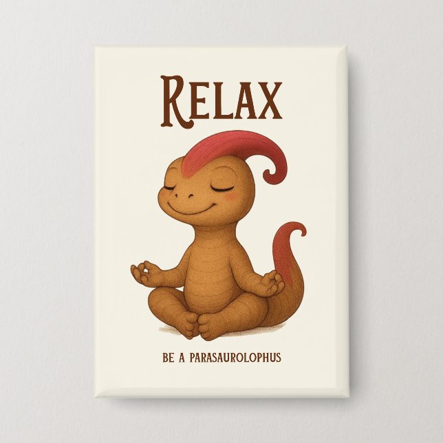 Chapa Relax, be a Parasaurolophus“ – Kammli Yoga (Anverso)