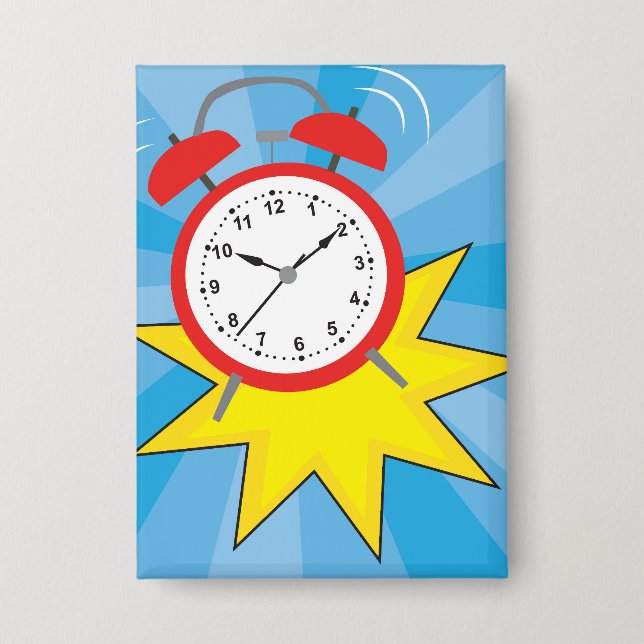 Chapa Reloj Alarmando (Anverso)