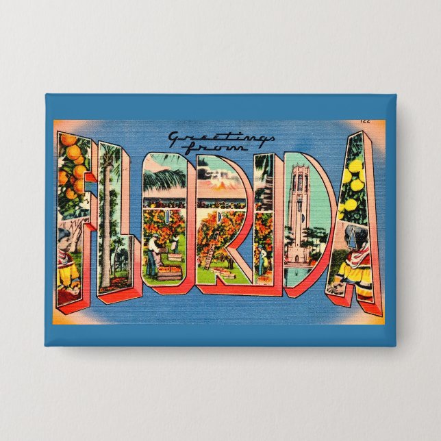 Chapa Retro Florida  (Anverso)