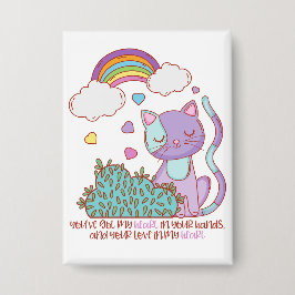 Chapa RKS Heart Song Lyric Concert Button