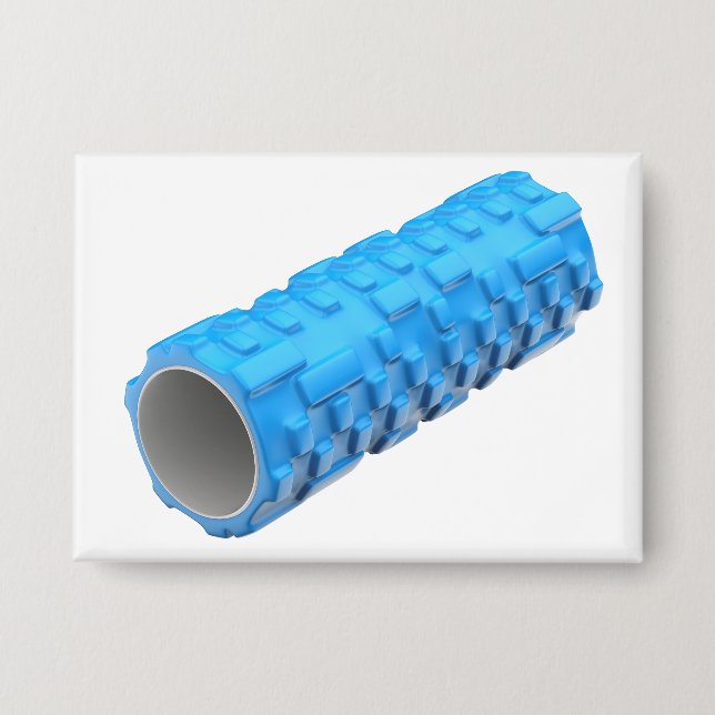 Chapa Rotulador de masaje de espuma azul (Anverso)