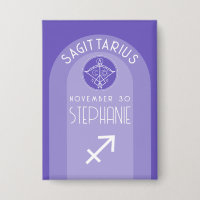 Rótulo de Astrología Sagittarius Zodiac