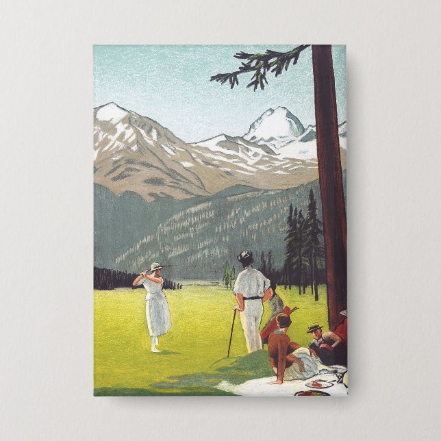 Chapa Saint Moritz por Emil Cardinaux (Anverso)