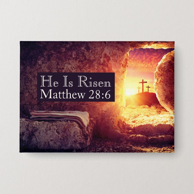 Chapa Se Levanta Tres Cruces Vacías De Pascua (Anverso)