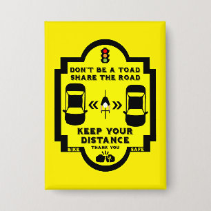 Chapa Seguridad vial en bicicleta