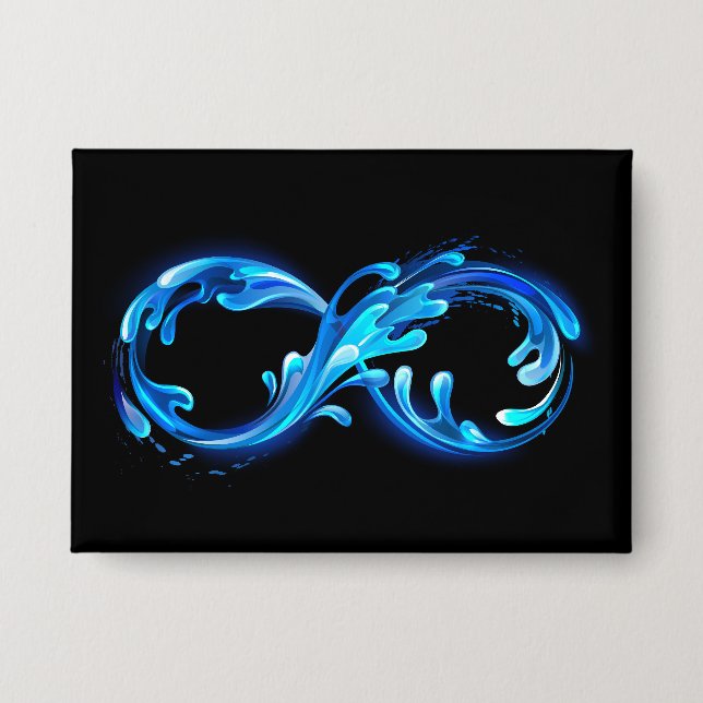Chapa Símbolo Infinito de Agua Fría y Clara (Anverso)
