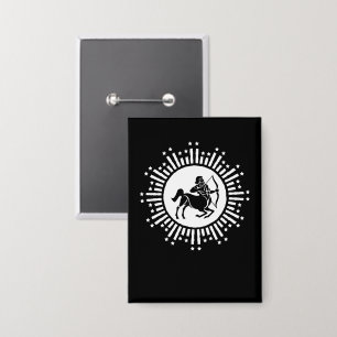 Chapa Símbolo sagitario zodiaco con estreno