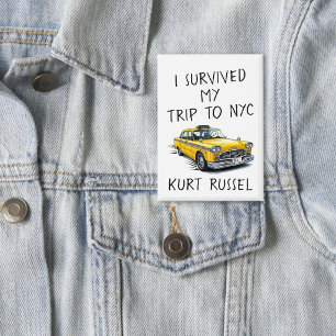 Chapa Sobreviví mi viaje a Nyc (texto personalizado)