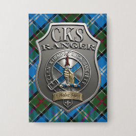 Chapa Sociedad Clan Kirkpatrick - Insignia CKS Ranger Ve