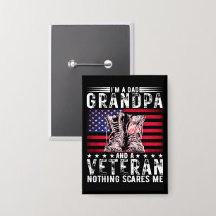 Chapa Soy un padre abuelo veterano jubilado de padre gra