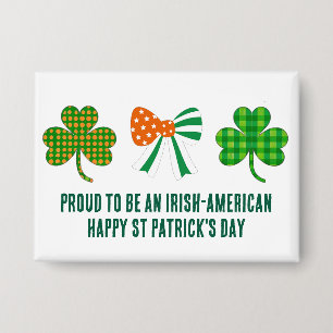 Chapa St Patricks Coquette Shamrock personalizado