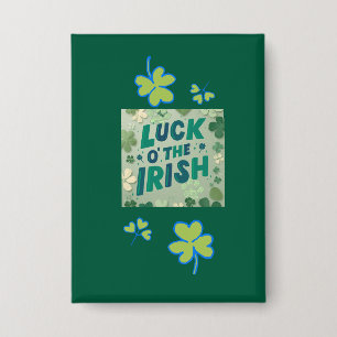 Chapa Suerte de los irlandeses