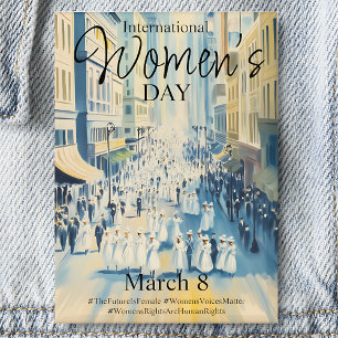 Chapa Sufergette del Día Internacional de la Mujer