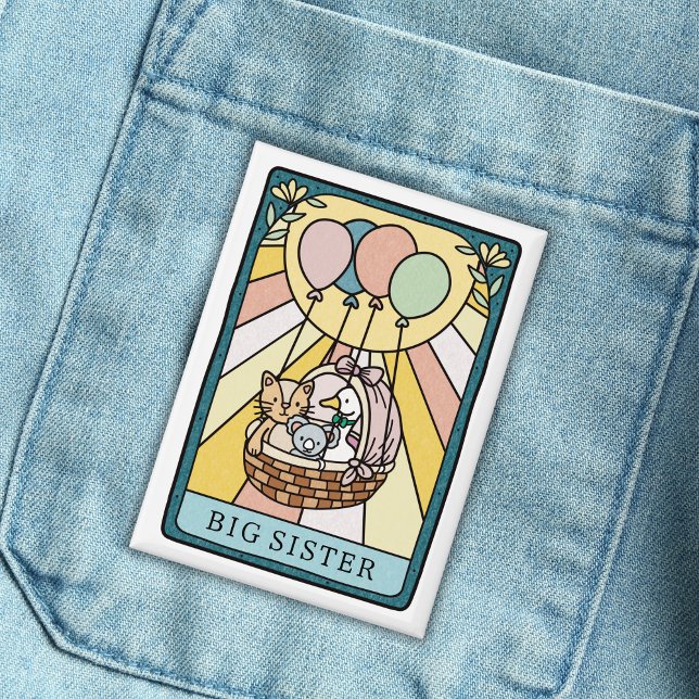 Chapa Tarot Baby Shower Big Sister (Subido por el creador)
