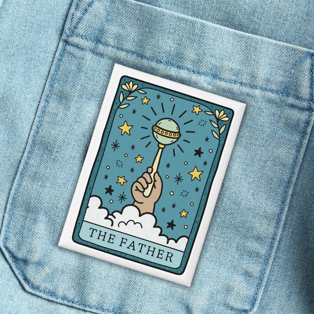 Chapa Tarot Baby Shower El Padre (Subido por el creador)