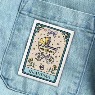 Chapa Tarot Baby Shower Grandma