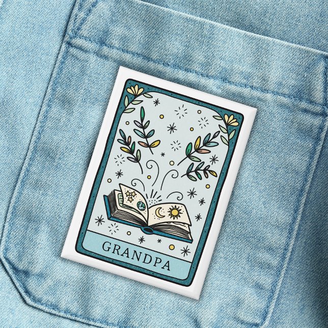 Chapa Tarot Baby Shower Grandpa (Subido por el creador)