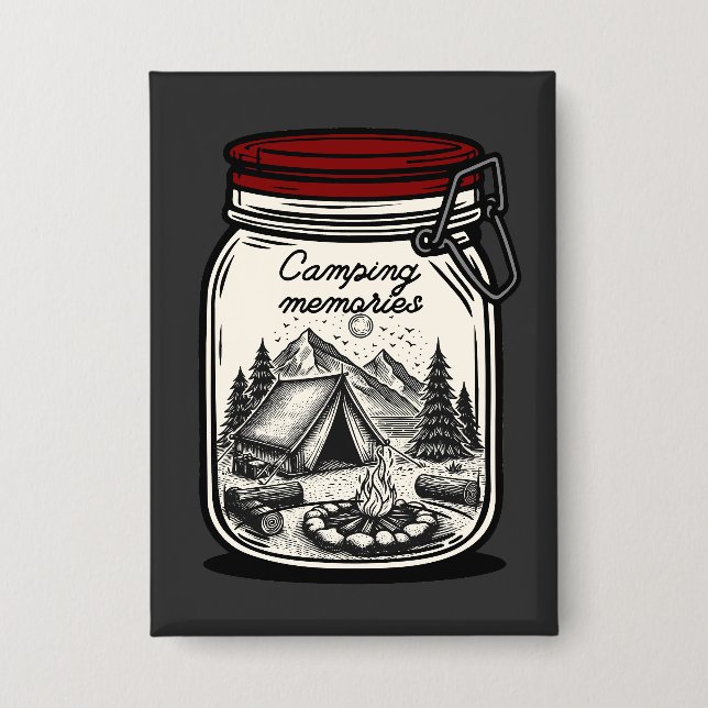 Chapa Tarro de recuerdos de camping (Anverso)