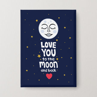 Chapa Te amo a la luna y atrás