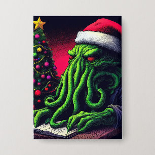 Chapa Temporada navideña de los Navidades de Cthulhu