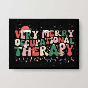 Chapa Terapia ocupacional muy alegre de Navidad OT Navid