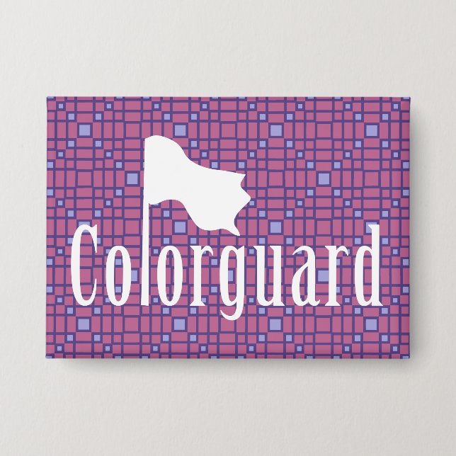 Chapa Texto sobre la bandera de Colorguard (Anverso)