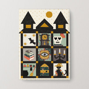 Chapa The Forgotten Rooms Quilt along Button en español