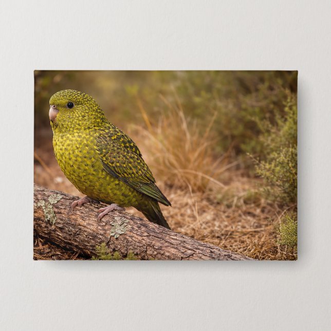 Chapa The Night Parakeet Badge Large (Anverso)