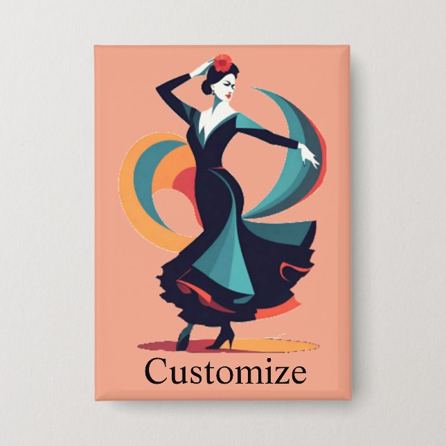 Chapa Thunder_Cove, bailarina de flamenco (Anverso)