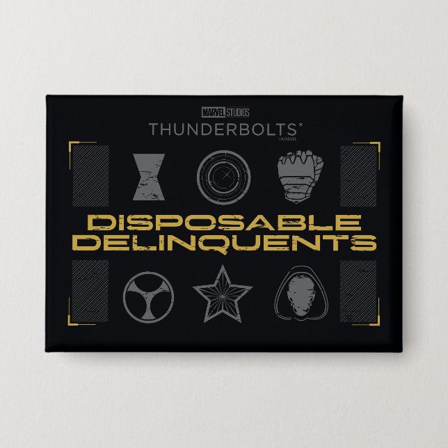 Chapa Thunderbolts* | Delincuentes Desechables (Anverso)