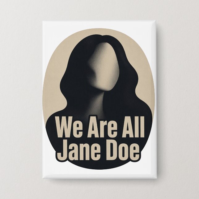 Chapa Todas Somos Jane Doe (Anverso)