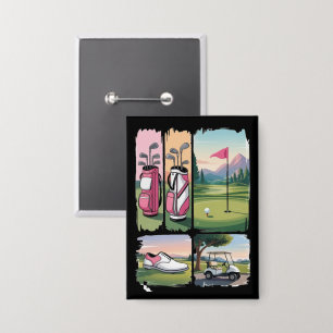 Chapa Torneo de temporada de golf divertido para golfist
