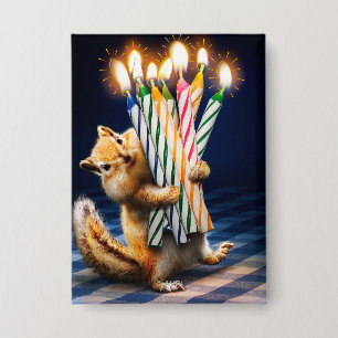 Chapa Velas de cumpleaños de ardilla de tierra