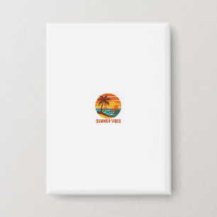 Chapa Vibes de verano - Diseño brillante, tropical y div