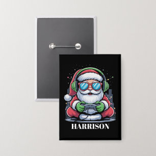 Chapa Videojuego personalizado de Navidad Santa Xmas