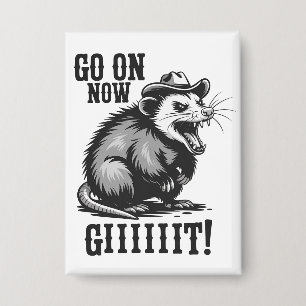 Chapa Viejo Zarigüeya Vaquero Sigue Adelante Ahora Ve Oc