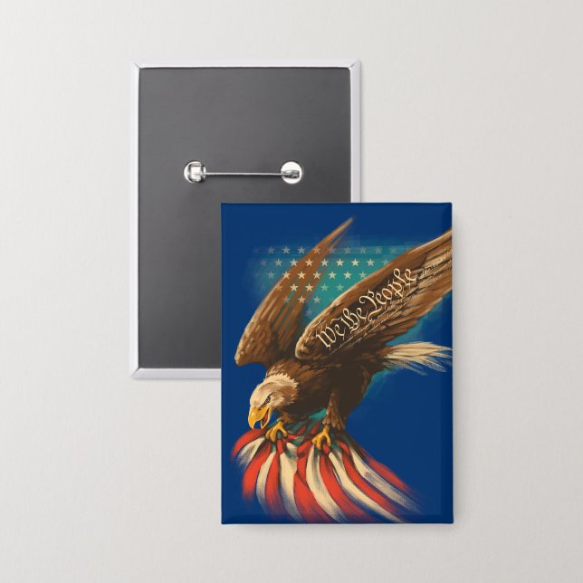 Chapa Vintage Americana (Anverso/Reverso)