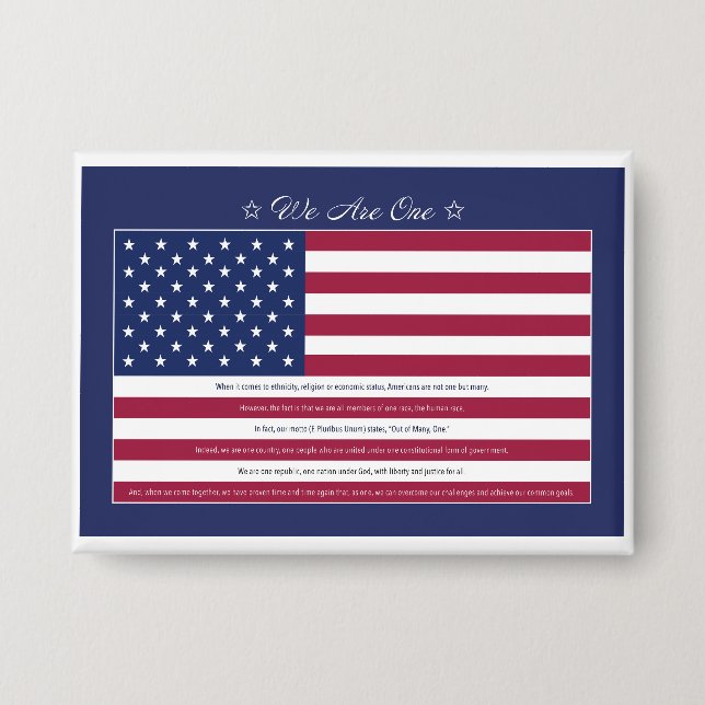 Chapa We Are One (Anverso)