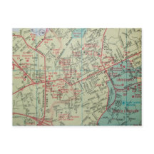CHAPEL HILL-CARRBORO, postal del mapa de cosecha d