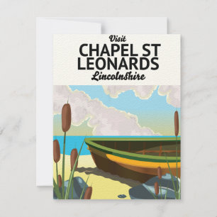 chapel st leonards, poster de vacaciones de Lincol