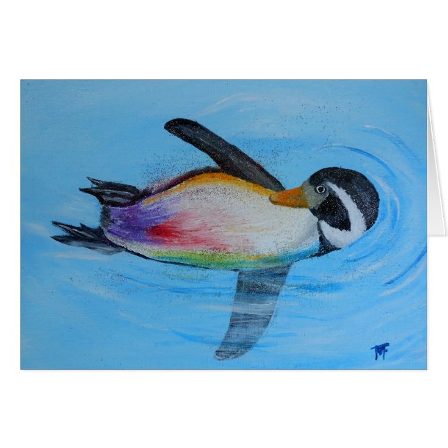 Chapoteo del pingüino (Anverso (Horizontal))