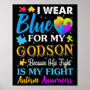 Chaquel Arte Que Llevo Azul Por Mi Godm Autism