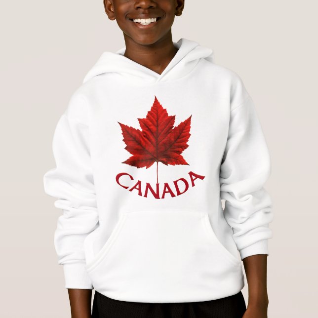 Chaqueta canadiense para niños Hoodie Kid's Maple  (Anverso)