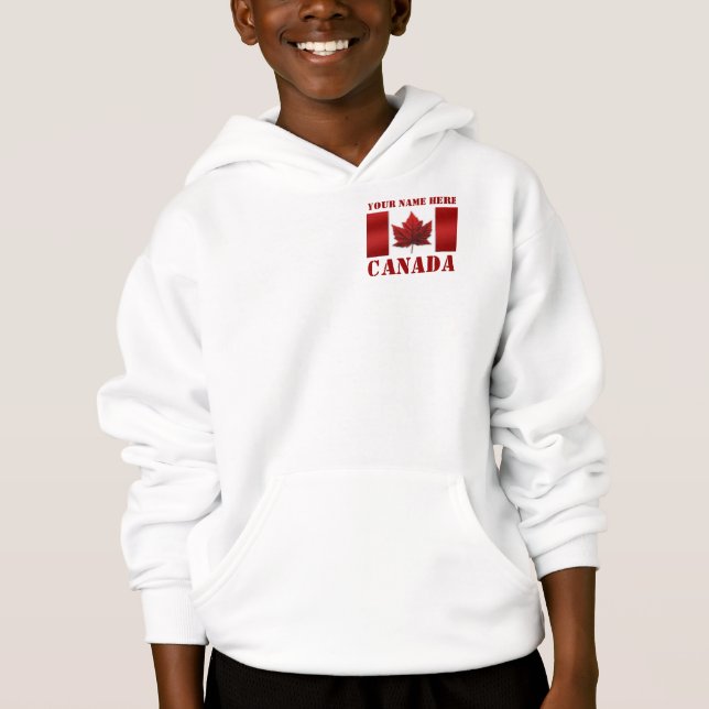 Chaqueta canadiense personalizada para niños (Anverso)