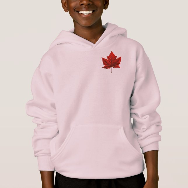Chaqueta con la bandera de Canadá infantil, fanáti (Anverso)